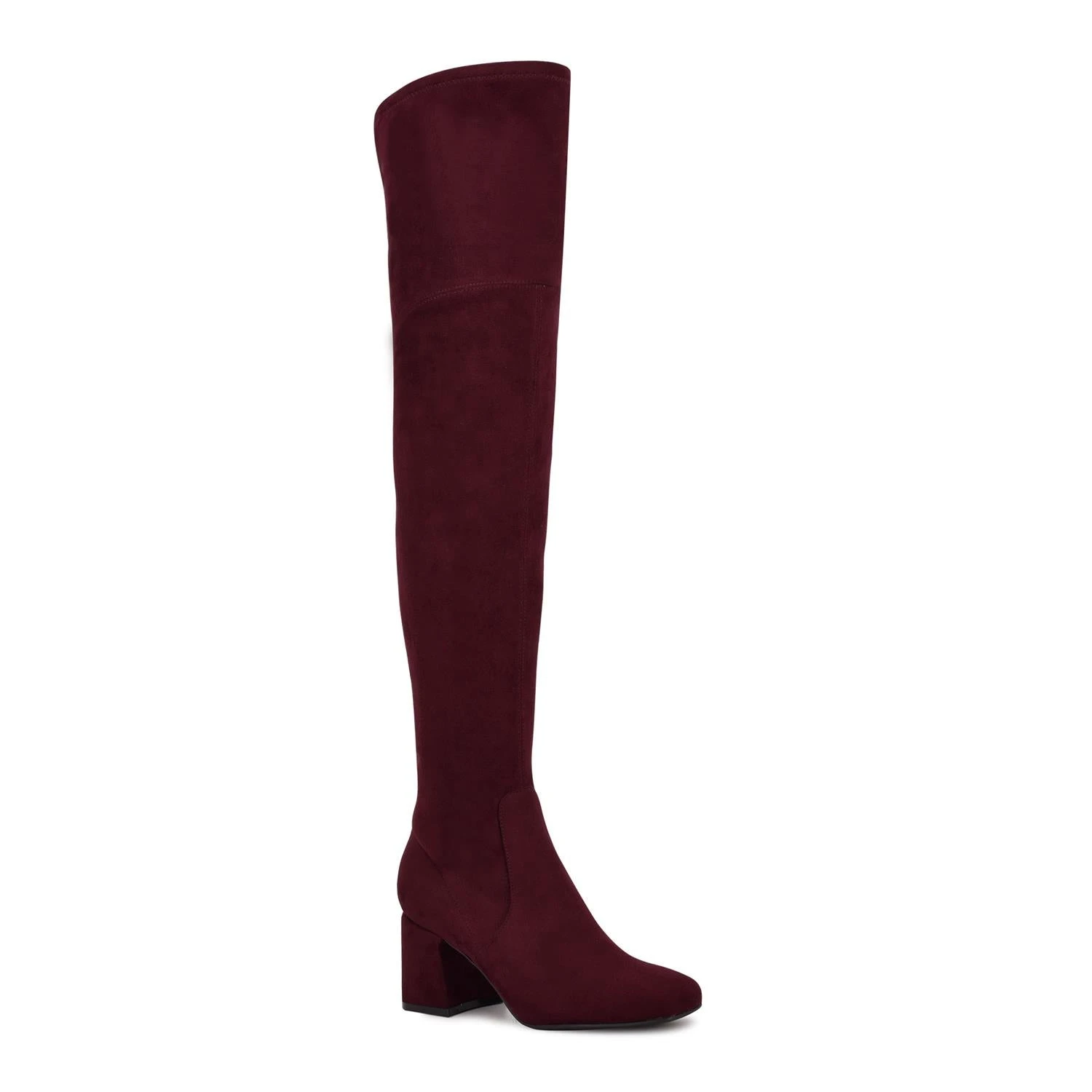 Nine West Blocky Over The Knee Heeled Boot 1 Nine West Blocky Over The Knee Heeled Boot