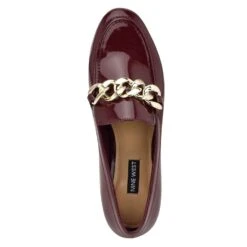 Nine West Chain Accented Slip On Loafers -Nine West N CHAIN3 1753773 15