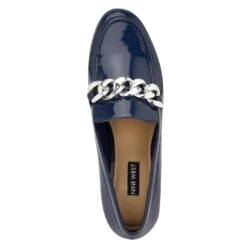 Nine West Chain Accented Slip On Loafers -Nine West N CHAIN3 1753773 3