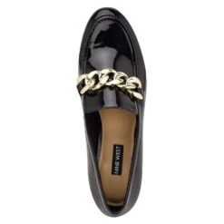 Nine West Chain Accented Slip On Loafers -Nine West N CHAIN3 1753773 9