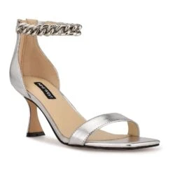 Nine West Palace Chain Link Heeled Sandals