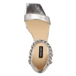 Nine West Palace Chain Link Heeled Sandals -Nine West N PALACE3 1753773 3