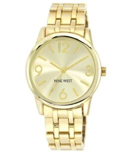 Nine West Gold-Tone Bracelet Watch -Nine West NW 1578CHGB 1761141 4 74810f89 eafc 42a9 a405 02dd6ee066e8