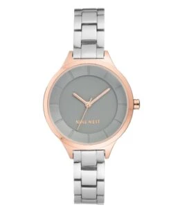 Nine West Silver-Tone Bracelet Watch -Nine West NW 2225GYRT 1761141 4 98108f86 901f 4f42 8a4c 0dedeb7c8170