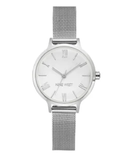 Nine West Mesh Bracelet Watch -Nine West NW 2229SVSV 1761141 4 2c69930e c0ca 4f43 a712 b43270dce677