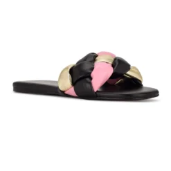 Nine West Lula Flat Slide Sandal -Nine West WNLULA3 1882935 3 e06b9294 d958 4803 a912 750d9a7408cd